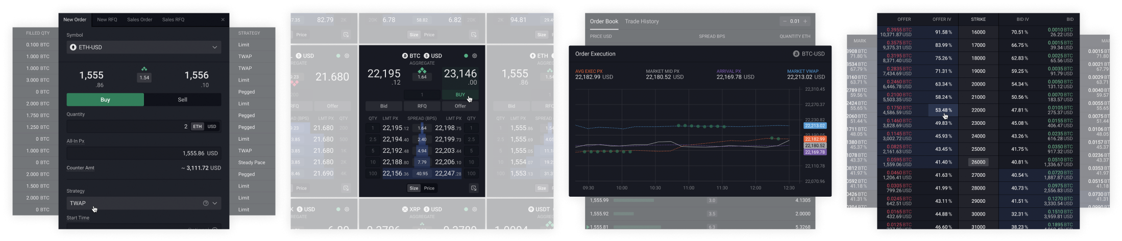 Talos trading interface showing key features and information density.